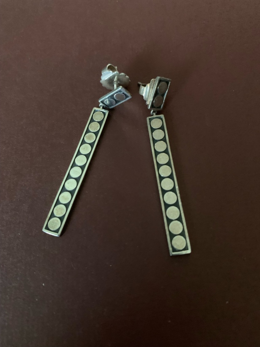John Hardy Dot Collection Linear Drop Earrings